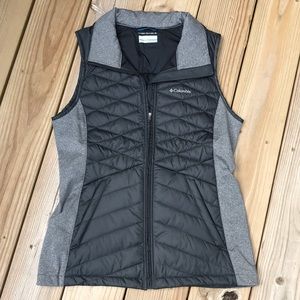NWOT Columbia Omni-shield black and grey vest M